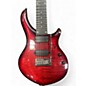 Used Sterling by Music Man JOHN PETRUCCI MAJESTY 7 Crimson Red Trans Solid Body Electric Guitar