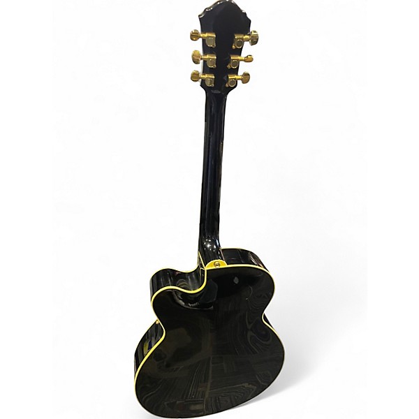 Used Oscar Schmidt 0E-40 Black Hollow Body Electric Guitar