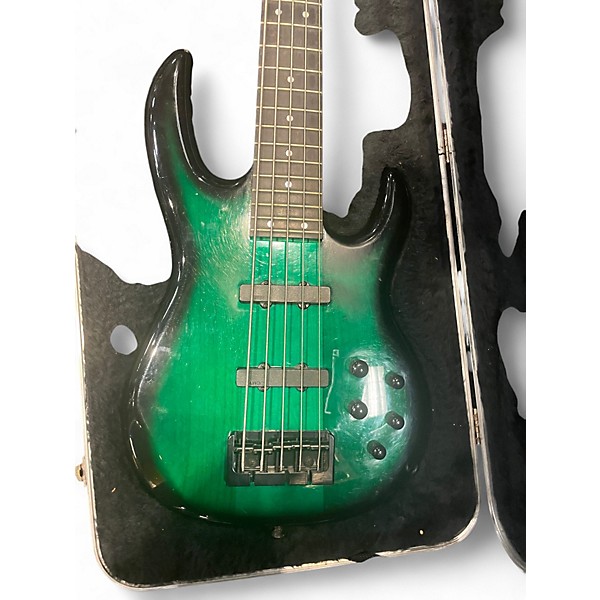 Used Carvin BK5 Green Electric Bass Guitar