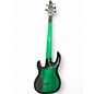 Used Carvin BK5 Green Electric Bass Guitar