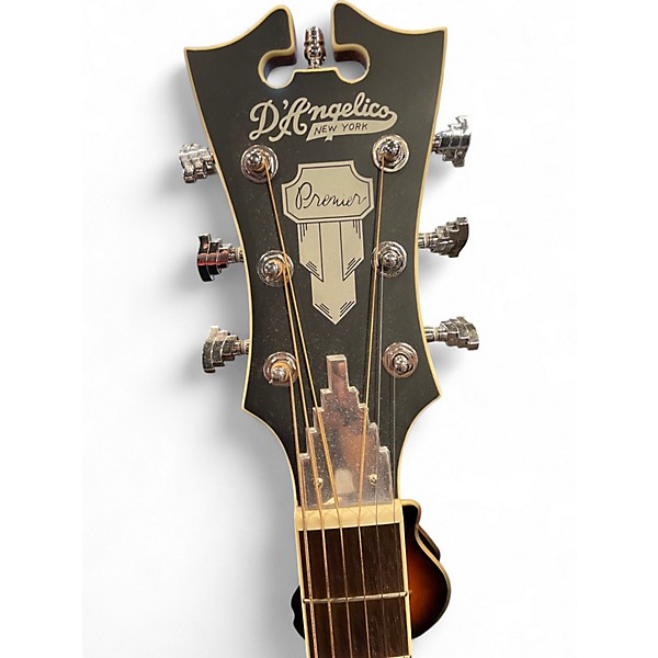 Used D'Angelico Premier Series Gramercy CS Cutaway Orchestra Vintage Sunburst Acoustic Electric Guitar