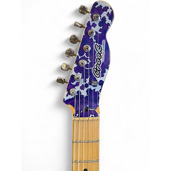 Used 2013 Crook Custom Telecaster Purple Paisley Solid Body Electric Guitar