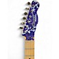 Used 2013 Crook Custom Telecaster Purple Paisley Solid Body Electric Guitar