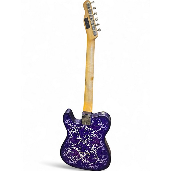 Used 2013 Crook Custom Telecaster Purple Paisley Solid Body Electric Guitar