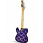 Used 2013 Crook Custom Telecaster Purple Paisley Solid Body Electric Guitar