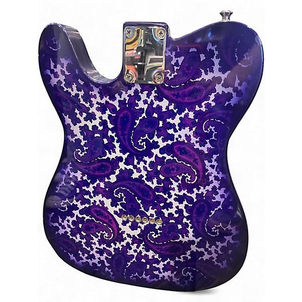 Used 2013 Crook Custom Telecaster Purple Paisley Solid Body Electric Guitar