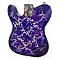 Used 2013 Crook Custom Telecaster Purple Paisley Solid Body Electric Guitar