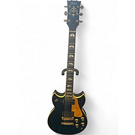 Vintage 1980s Yamaha SBG2000 Black Solid Body Electric Guitar