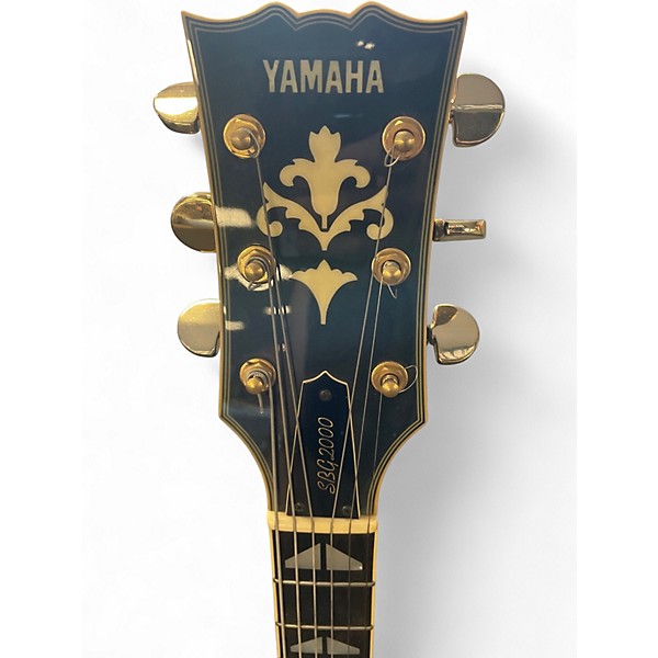 Vintage 1980s Yamaha SBG2000 Black Solid Body Electric Guitar