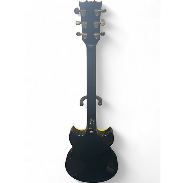 Vintage 1980s Yamaha SBG2000 Black Solid Body Electric Guitar