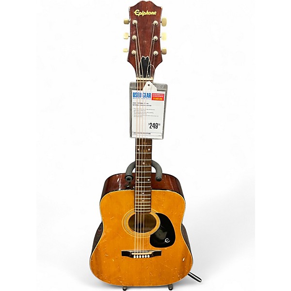 Used Epiphone FT-140 Natural Acoustic Guitar