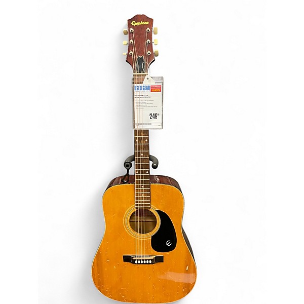 Used Epiphone FT-140 Natural Acoustic Guitar
