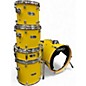 Used 2010s Mapex 5 Piece v series 5 piece kit Yellow Drum Kit
