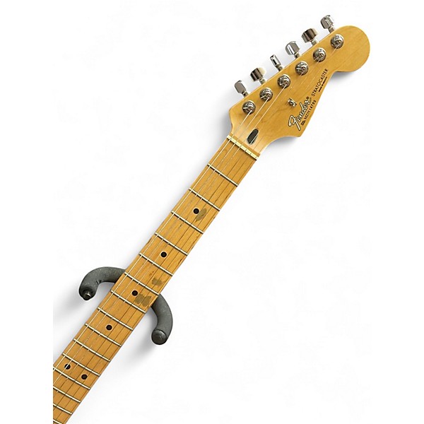 Used 2005 Fender Standard Strat HSS Blue Agave Solid Body Electric Guitar