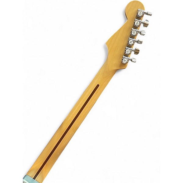 Used 2005 Fender Standard Strat HSS Blue Agave Solid Body Electric Guitar