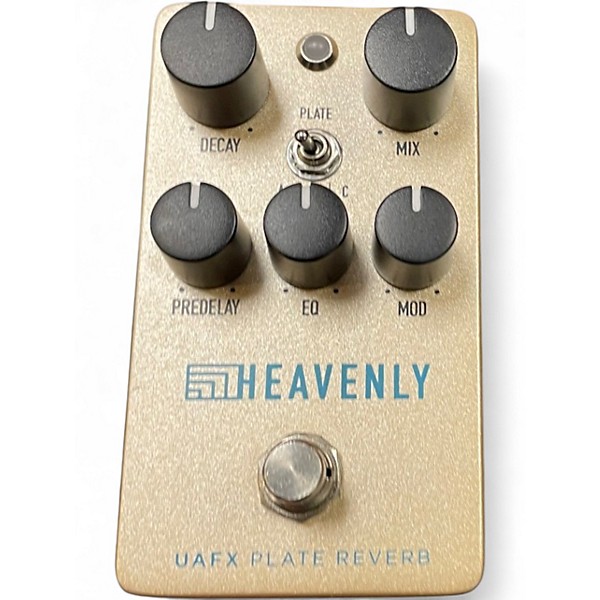 UAFX Plate Reverb ゴールド Universal Audio UAFX Heavenly Plate Reverb Effects Pedal