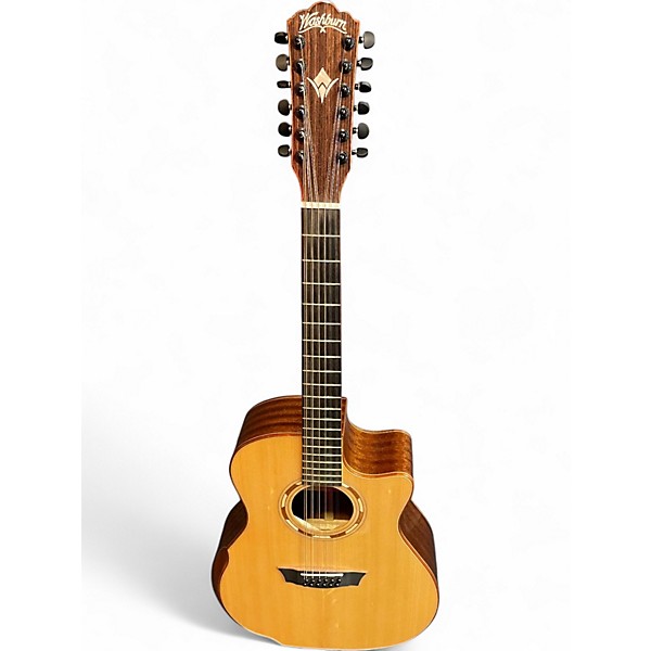 Used Washburn WCG15SCE12-0 Natural 12 String Acoustic Electric Guitar