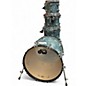 Vintage 1993 DW 5 Piece Collector's Series Blue Marble Swirl Drum Kit thumbnail