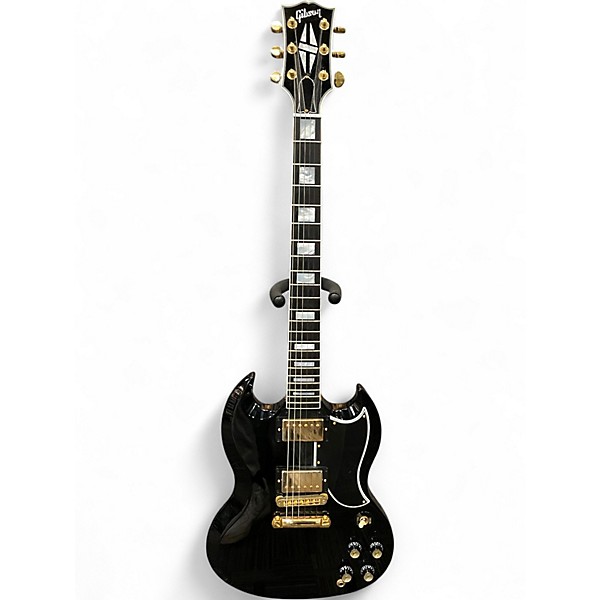 Used 2020 Gibson SG Custom Ebony Solid Body Electric Guitar