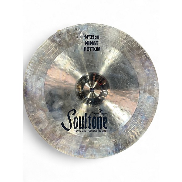 Used Soultone 14in Latin Hi-Hat Pair Cymbal