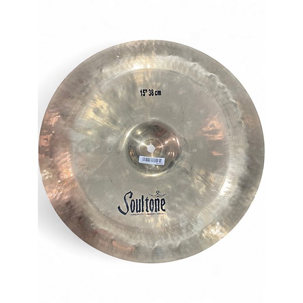 Used Soultone 15in Heavy Hammered China Cymbal