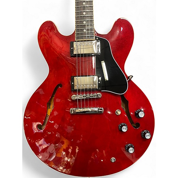 Used 2021 Gibson ES335 Gloss sixties cherry Hollow Body Electric Guitar