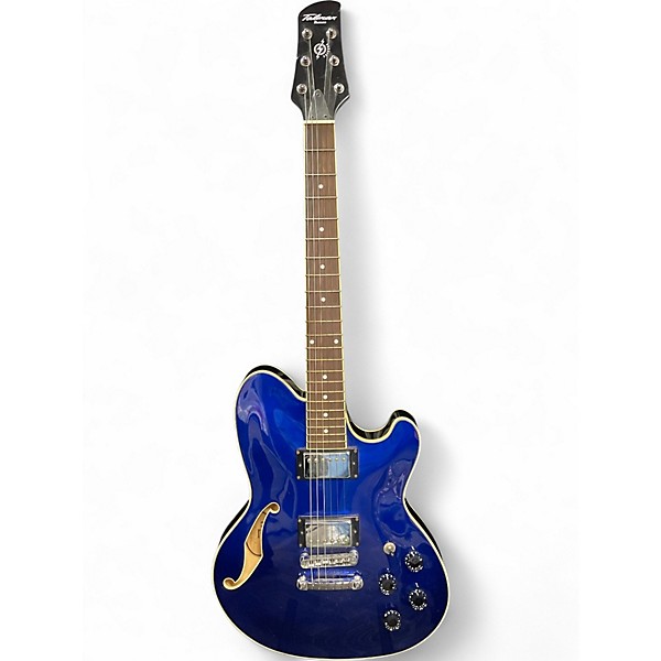 Used Ibanez TM71 Blue Hollow Body Electric Guitar