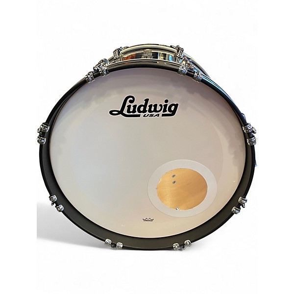 Used 2025 Ludwig 6 Piece Classic Maple hybrid black sparkle Drum Kit