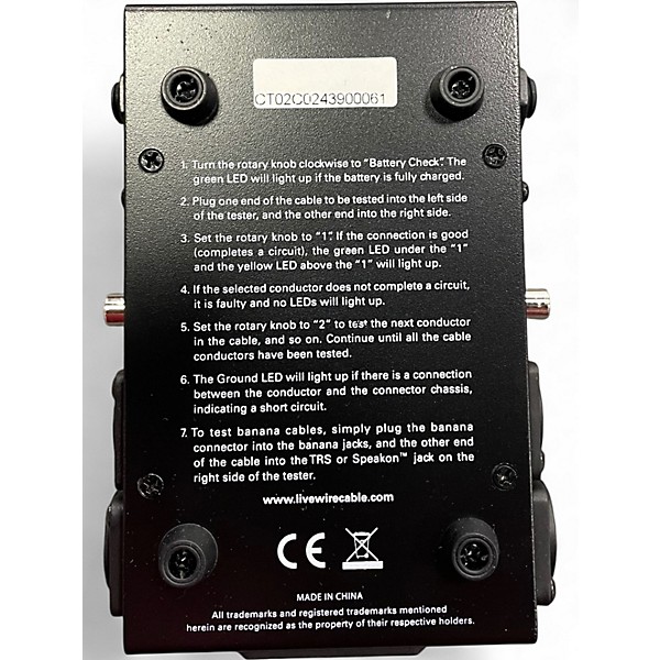 Used Livewire CABLE TESTER