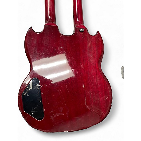 Vintage 1995 Gibson EDS1275 SG Double Neck RED Solid Body Electric Guitar