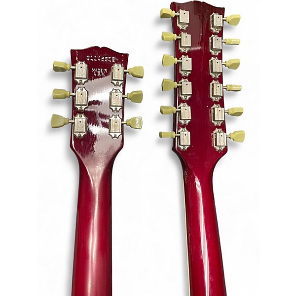 Vintage 1995 Gibson EDS1275 SG Double Neck RED Solid Body Electric Guitar