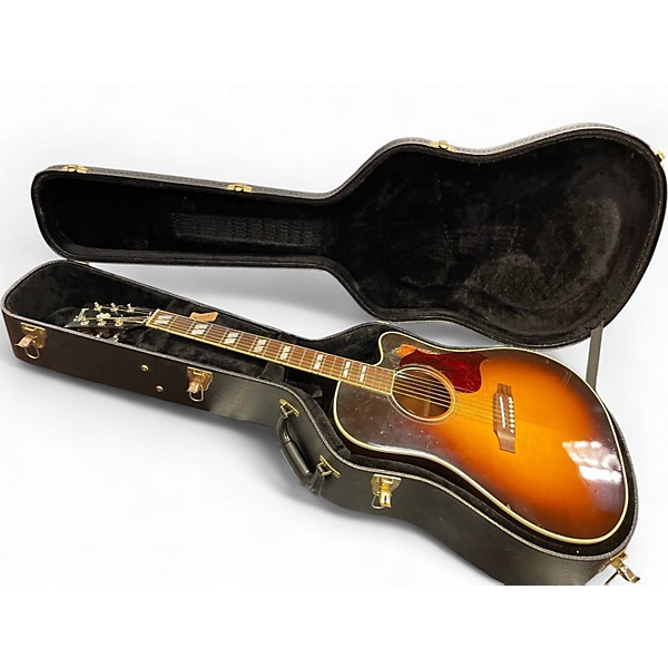 Used Gibson Hummingbird Pro Sunburst Acoustic Electric Guitar