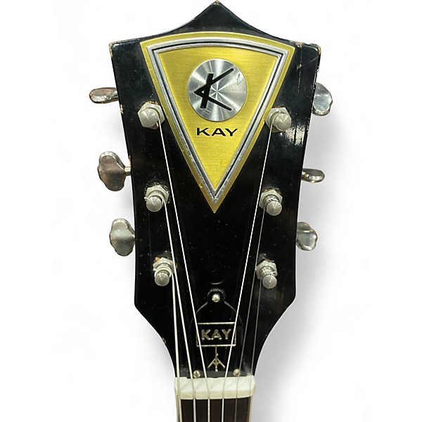 Vintage 1965 Kay swingmaster 2 Tone Sunburst Hollow Body Electric Guitar