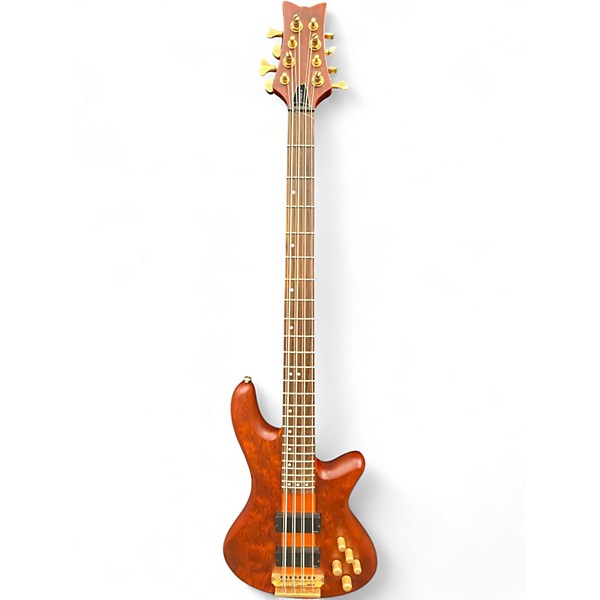 Used Schectec DIAMOND SERIES Amber Electric Bass Guitar