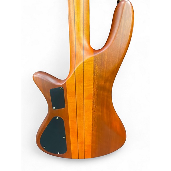 Used Schectec DIAMOND SERIES Amber Electric Bass Guitar