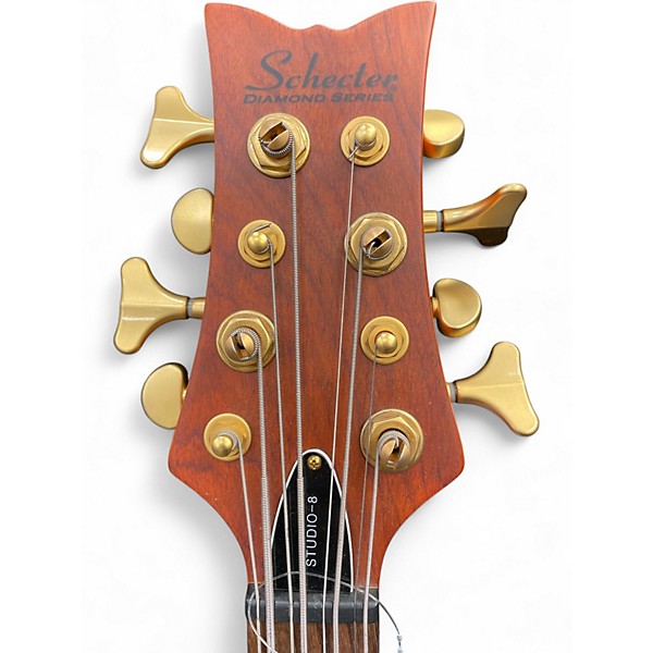 Used Schectec DIAMOND SERIES Amber Electric Bass Guitar