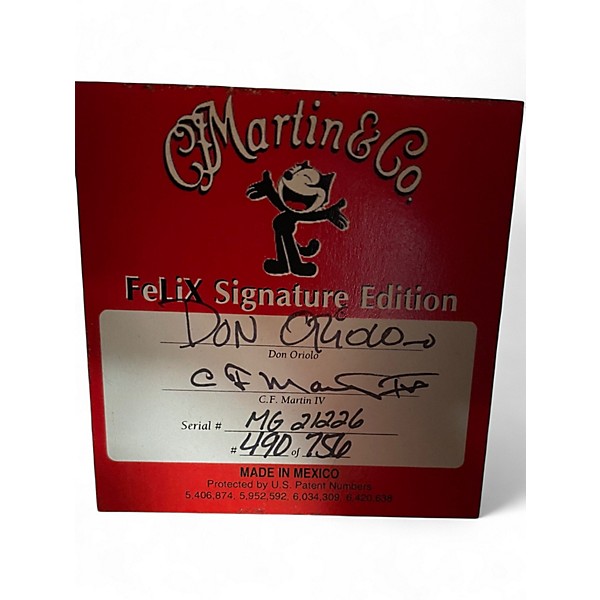 Used Martin Felix Signature Edition Custom Graphic Acoustic Guitar