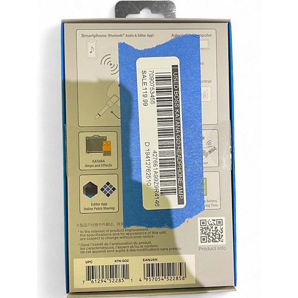 Used BOSS KATANA GO Headphone Amp