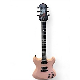 Used Knaggs HONGA Pink Solid Body Electric Guitar