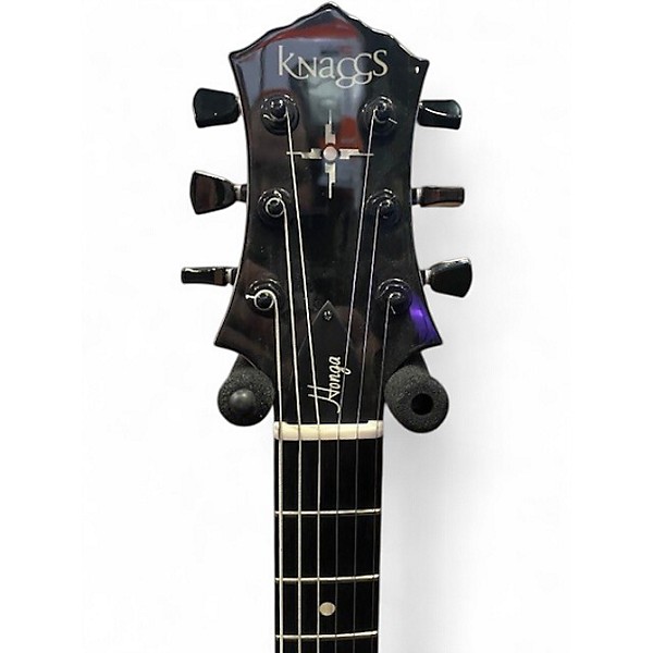 Used Knaggs HONGA Pink Solid Body Electric Guitar