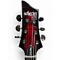 Used Schecter Guitar Research OMEN ELITE 6 LH Crimson Red Burst Solid Body Electric Guitar