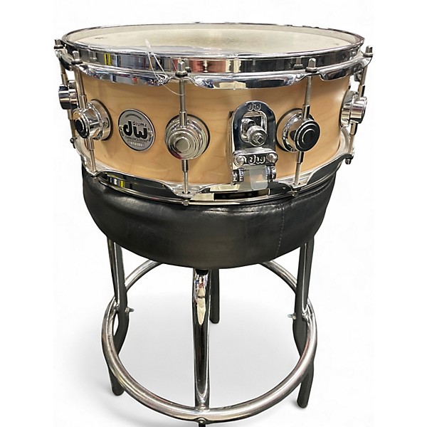 Used DW 6X14 Collector's Series Maple Snare Natural Drum