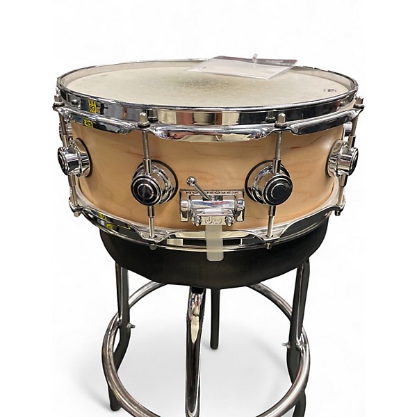 Used DW 6X14 Collector's Series Maple Snare Natural Drum
