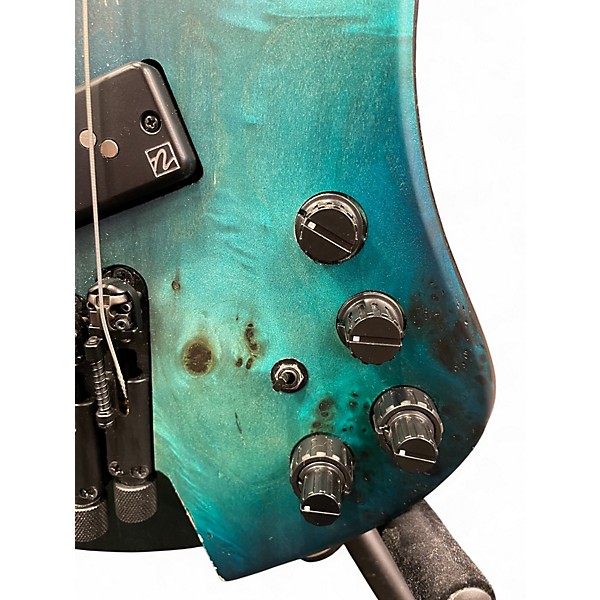 Used Ibanez EHB1505MS Ocean Turquoise Electric Bass Guitar