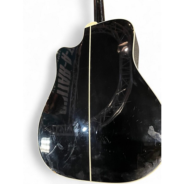 Used Takamine EF3418CX BLACK Acoustic Electric Guitar
