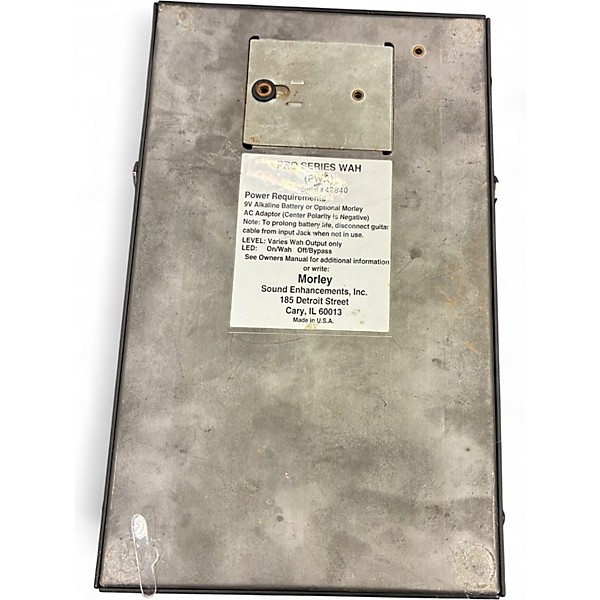 Used Morley PRO SERIES WAH Effect Pedal