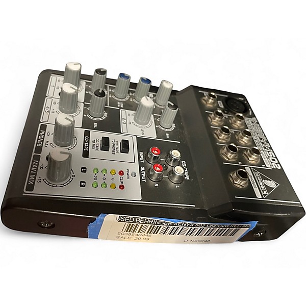 Used Behringer Xenyx 502 Unpowered Mixer
