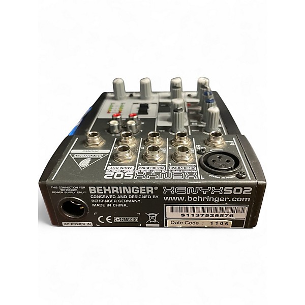 Used Behringer Xenyx 502 Unpowered Mixer