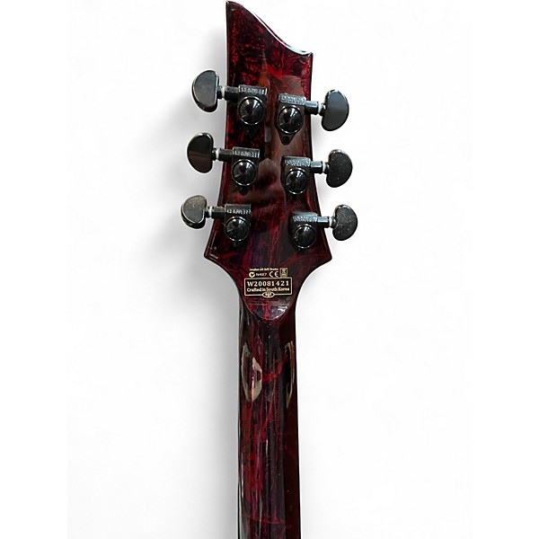Used Schecter Guitar Research C1 FR-S Apocalypse Red Mountain Solid Body Electric Guitar