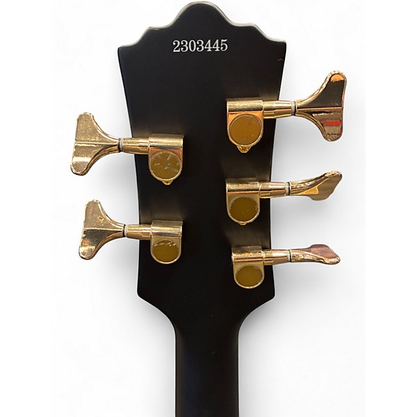 Used Eastwood SEYE 5 Matte Black Electric Bass Guitar